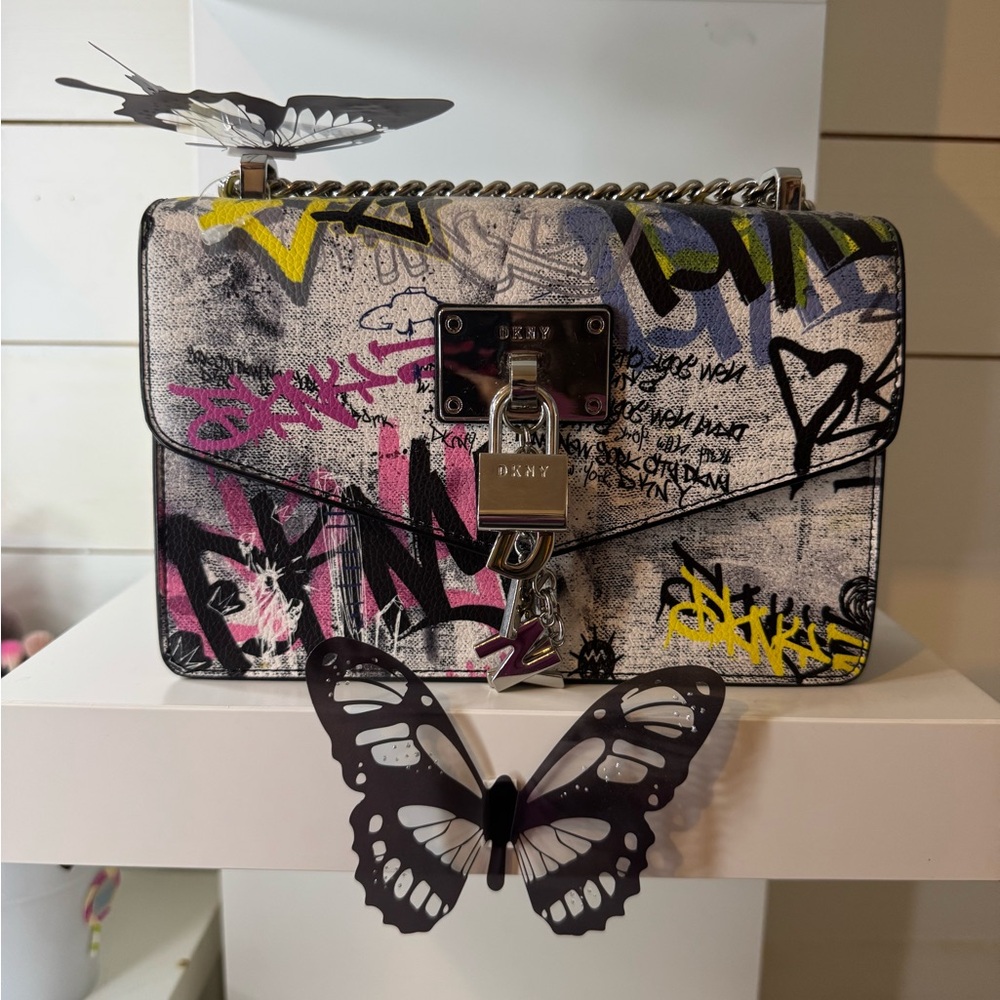 DKNY Multicolored Graffiti Bag